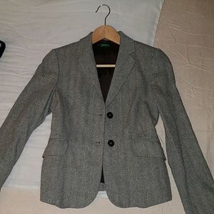 Made in italy grey wool blazer