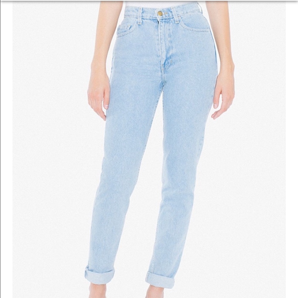 American Apparel High-Waist Jeans