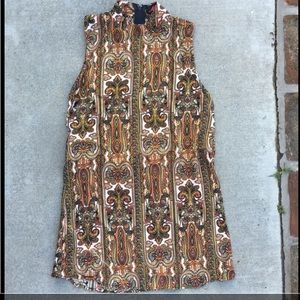 High Neck Shift Dress