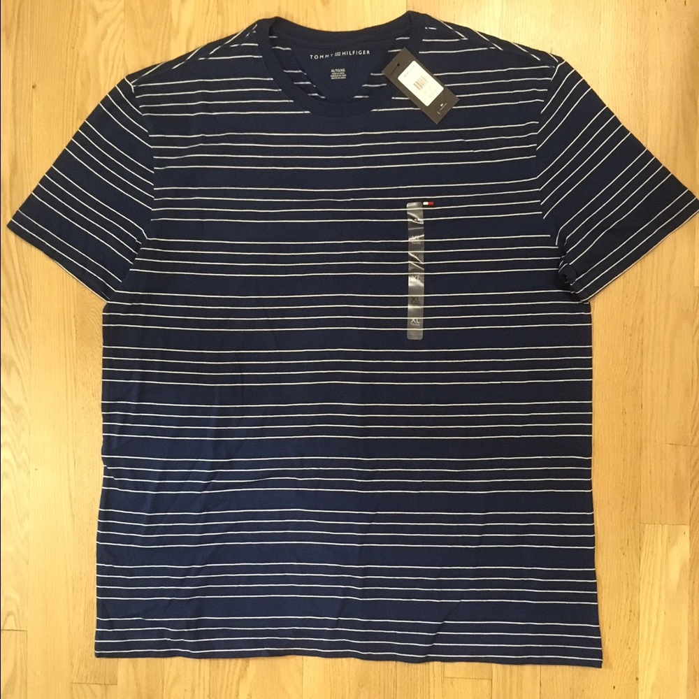 Tommy Hilfiger Dark Blue Shirt Men's XL NEW NWT TH
