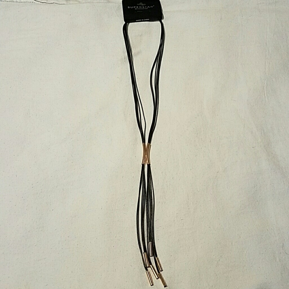 Black Thread Necklace