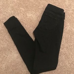 Black Hollister super skinny jeans