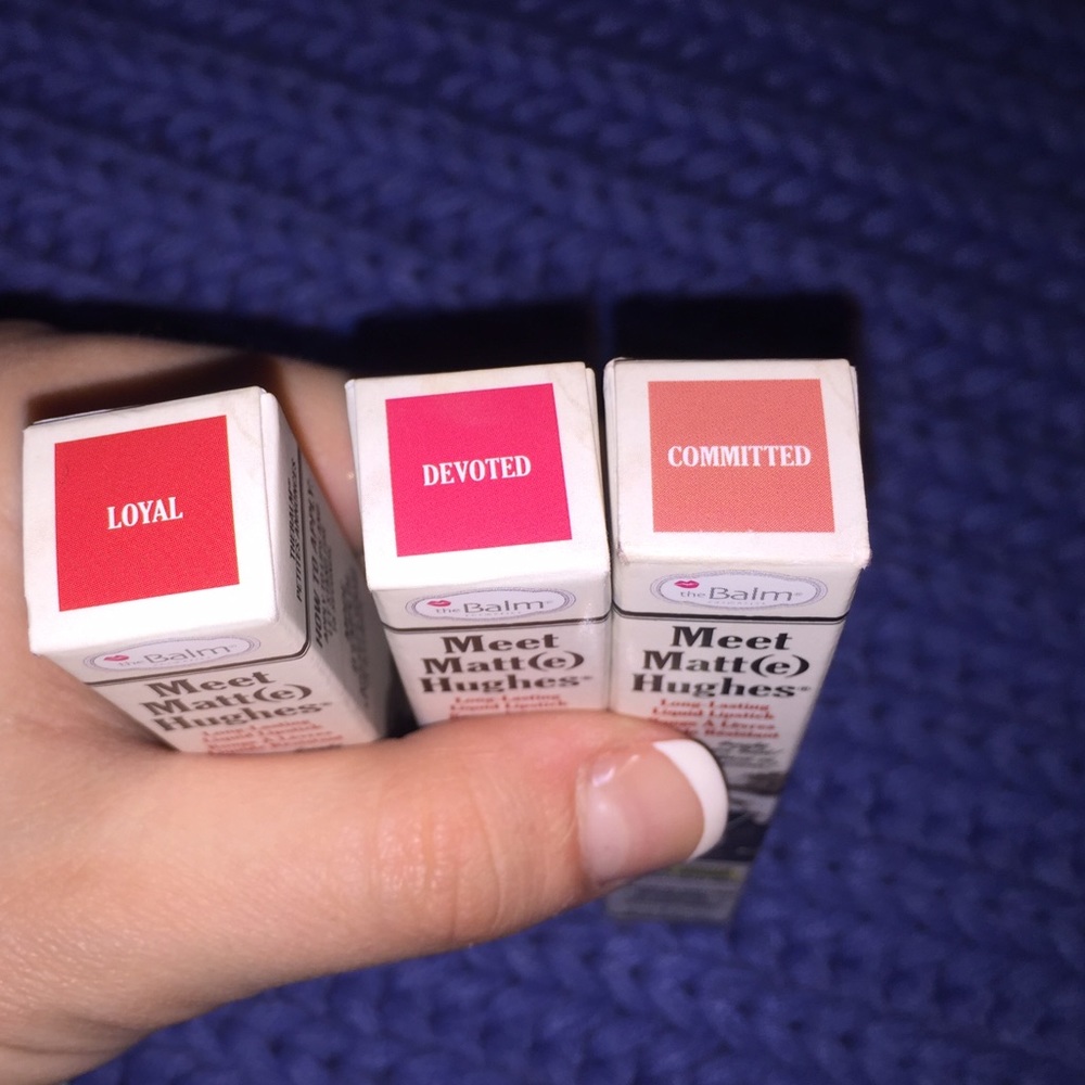 3 Brand New Meet Matt(e) Hughes Liquid Lipstick
