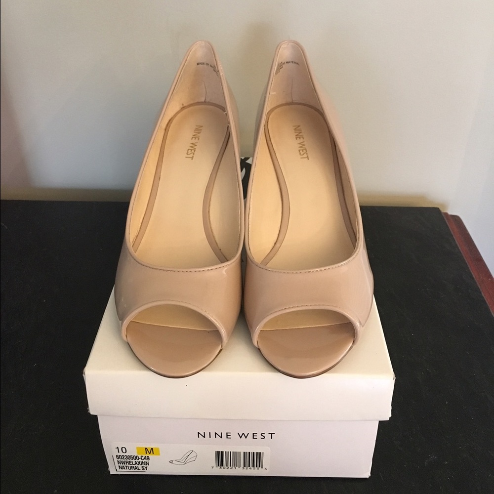 Nine West Relaxxin Peep Toe Wedges