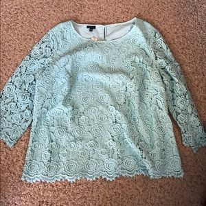 NWT Size 20W Talbots Lace Top