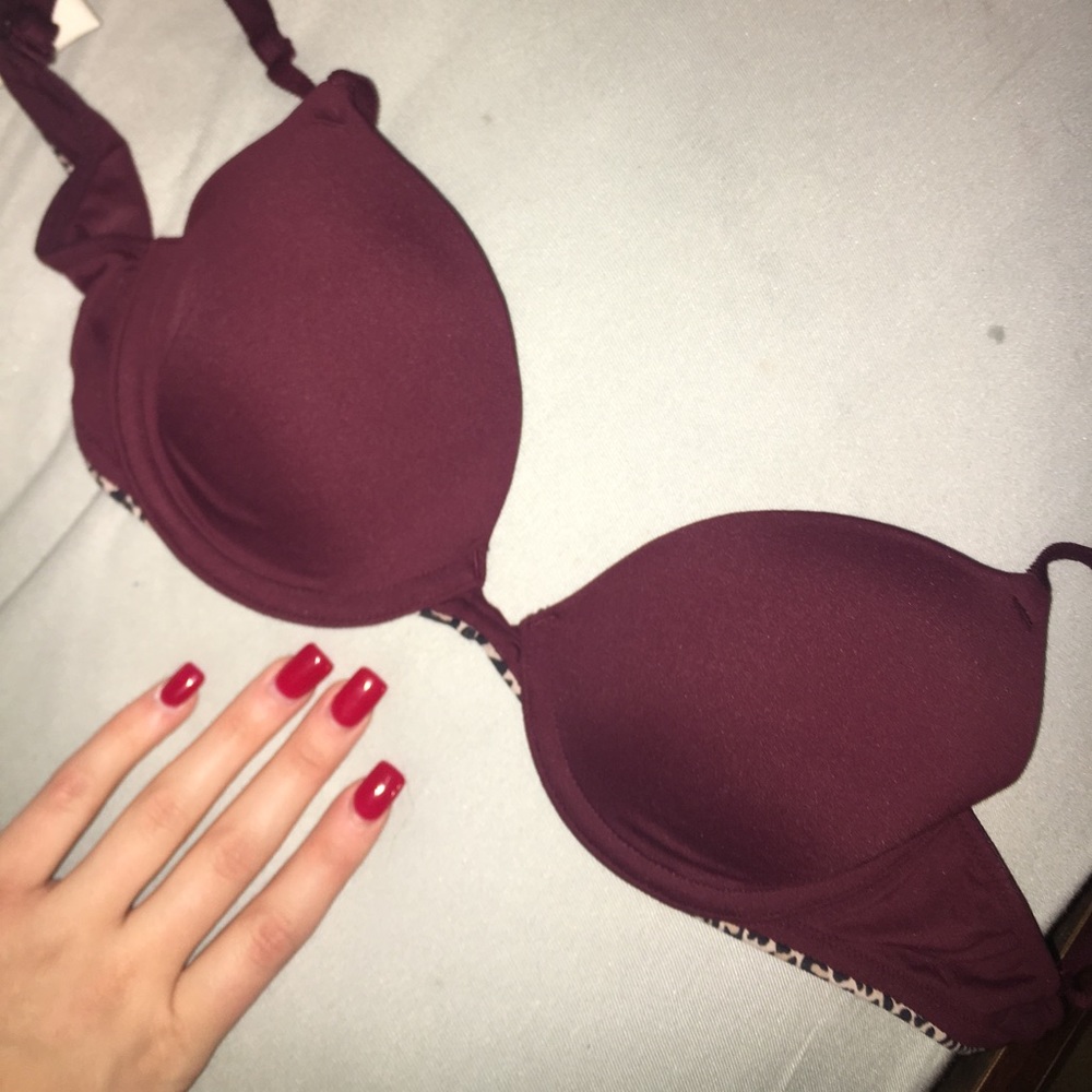Pink bra