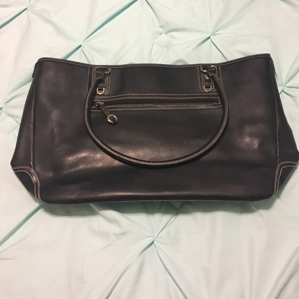 Black laptop bag
