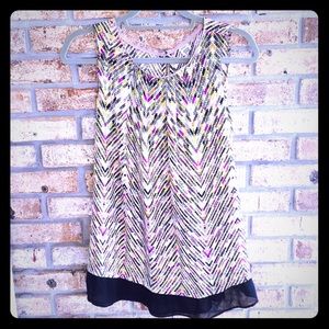 Chevron Jockey blouse