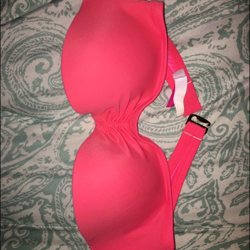 Victoria's Secret 34B Strapless Bandeau Swim Top