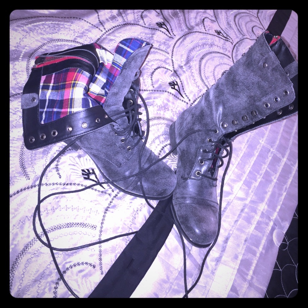 Madden Girl Combat Boots