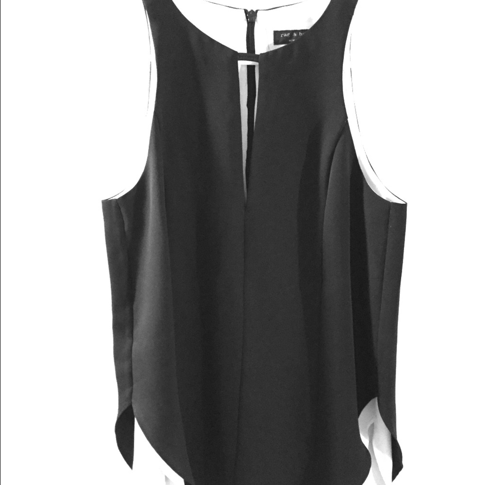 rag & bone Keyhole Blouse