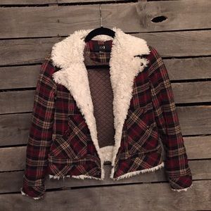 Flannel Bomber Jacket