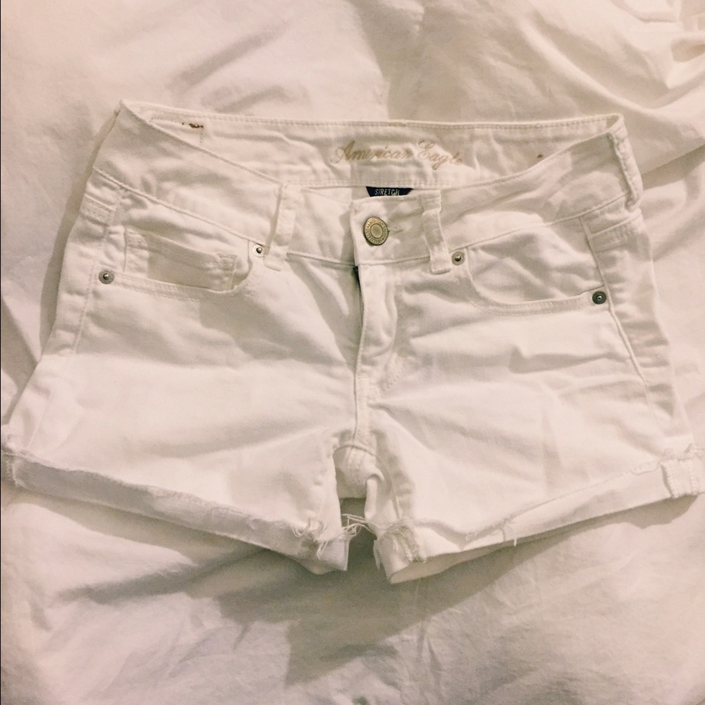 American Eagle Denim White shorts