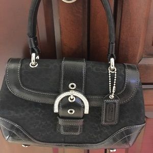 NWOT UNIQUE RHINESTONE COACH BAG EVENING DAY