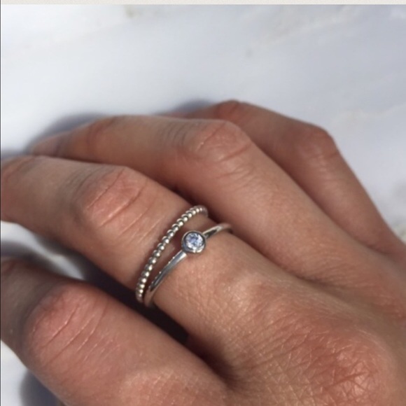 🎉Host Pick .925 Sterling Silver Stacking Ring - Picture 3 of 4