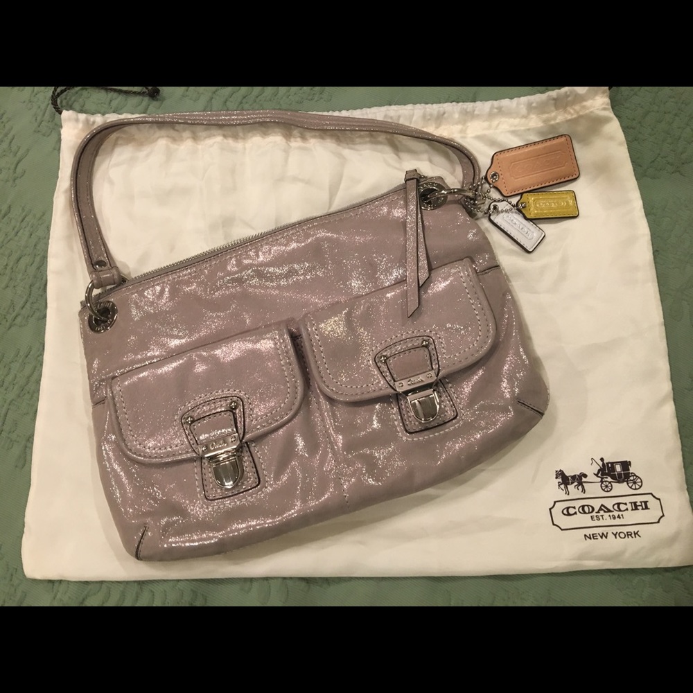 Coach metallic cross body