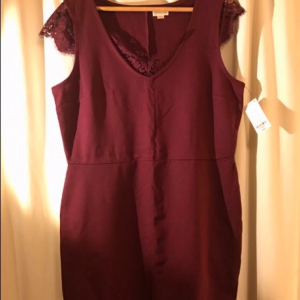 Decree lace cap sleeve dress, XL or 1X Plus Size