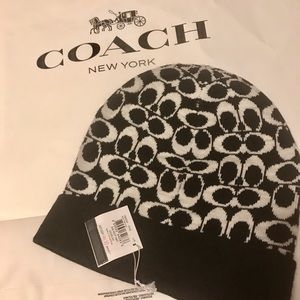 NWT Coach knit cap