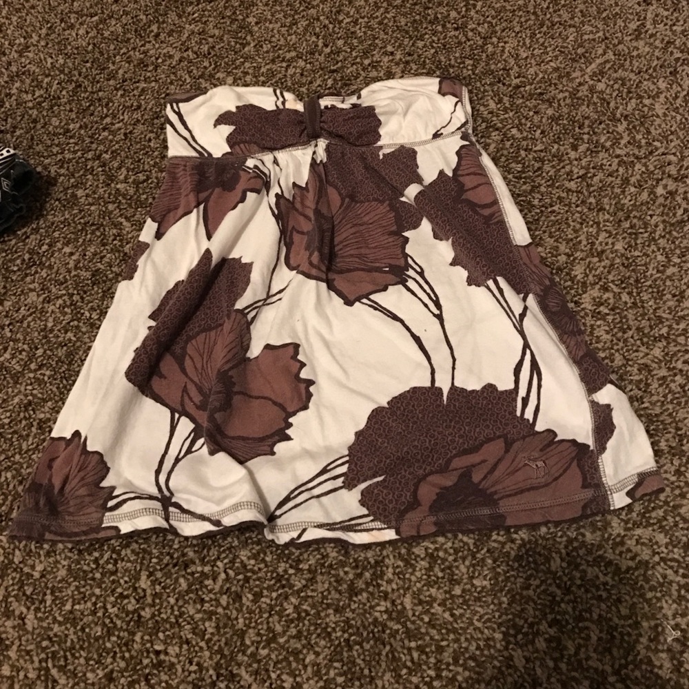 Strapless shirt