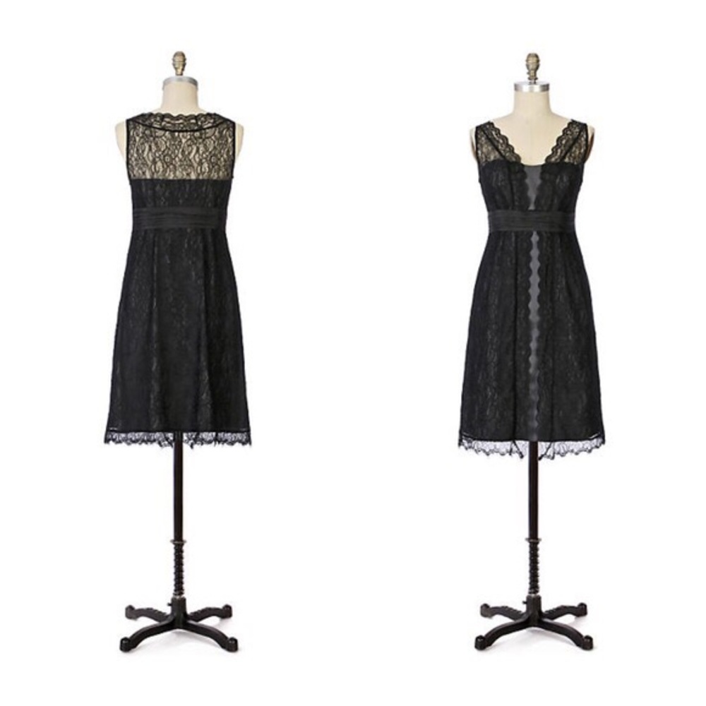 Anthropologie Moulinette Soeurs black lace dress