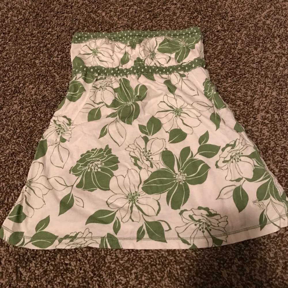 Strapless shirt