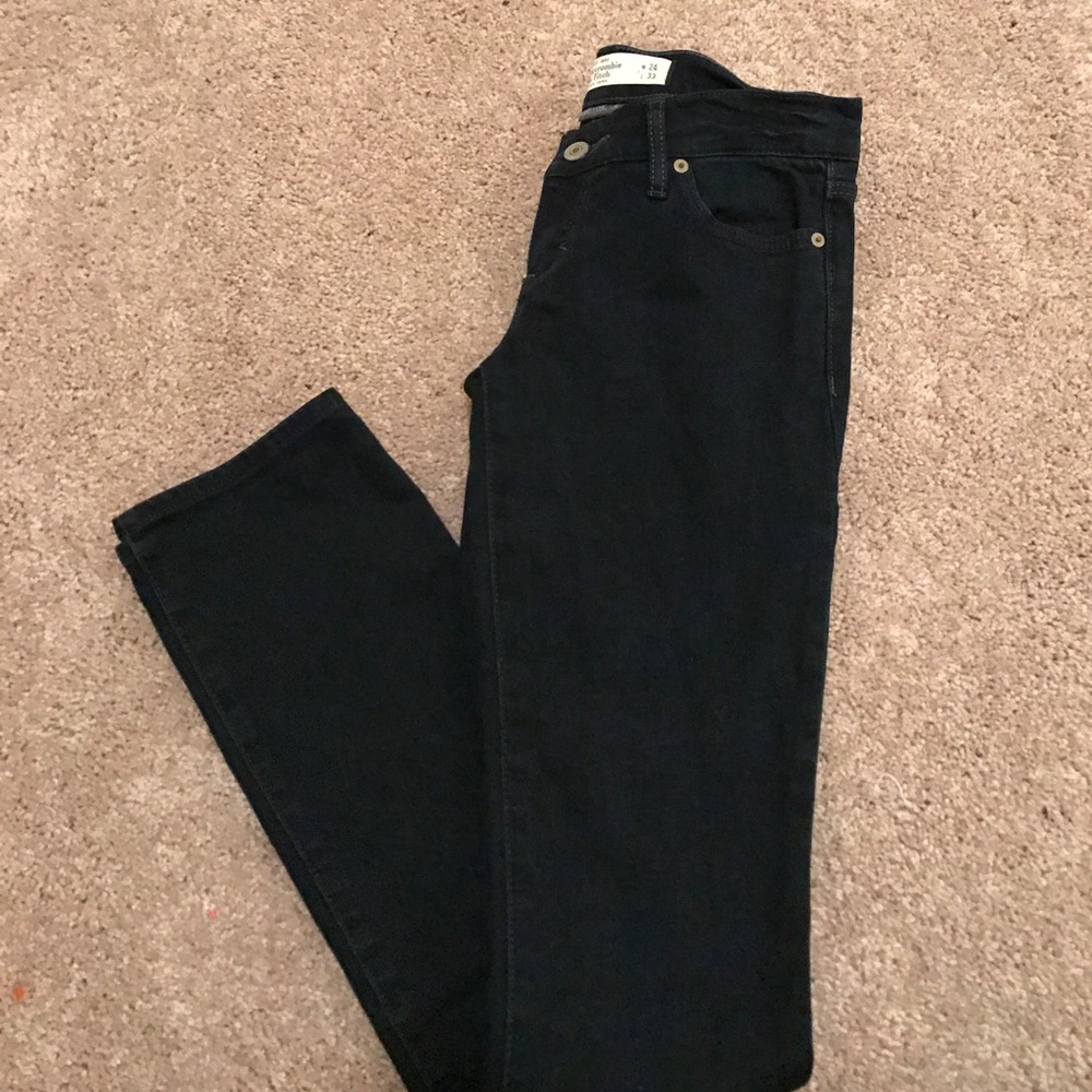 Abercrombie and fitch super stretch jeans