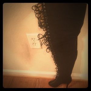 Thigh high boots