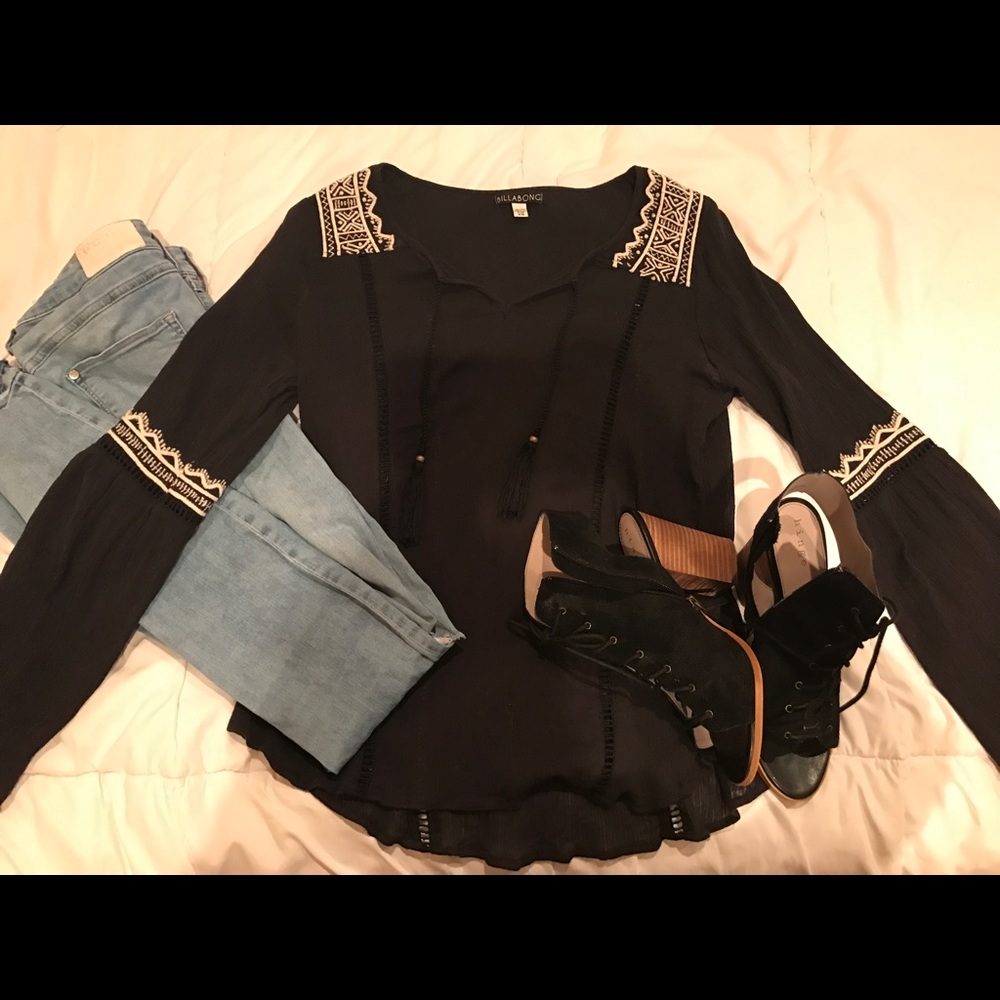 Black long sleeve Top