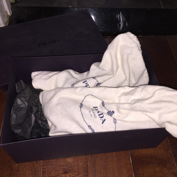 Prada Silk Fume Stud Bronzo Pumps - Picture 3 of 4