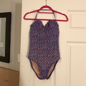 Jcrew one piece halter swimsuit