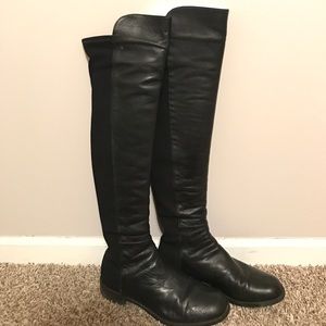 Size 8.5 Stuart Weitzman black boot