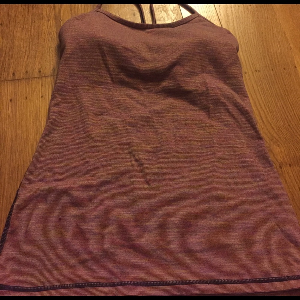 Lululemon multi colored power-y top