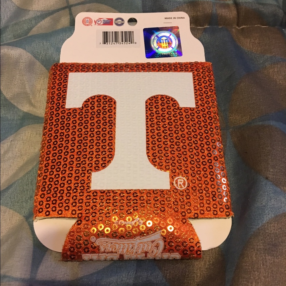 Tenn Coolie with T In White&Org Sequins