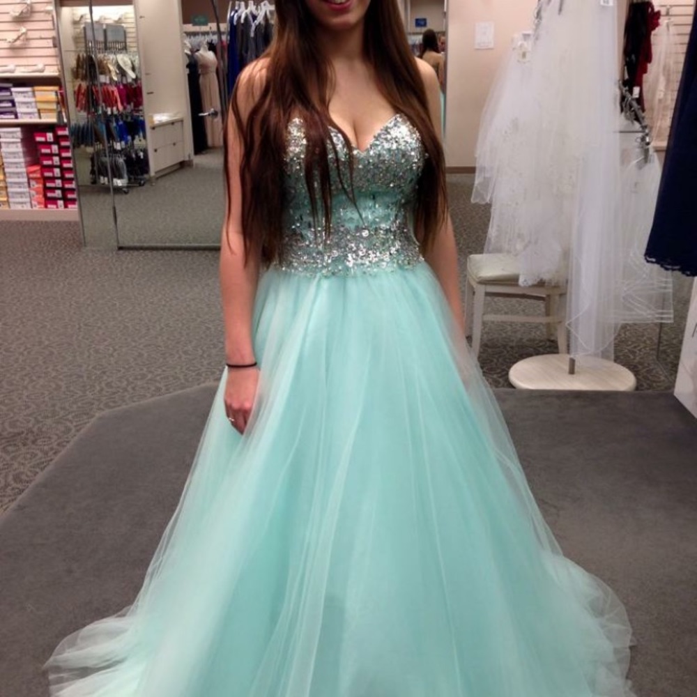 Prom dress from davids bridal. Paid over $500