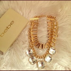 Bebe statement necklace