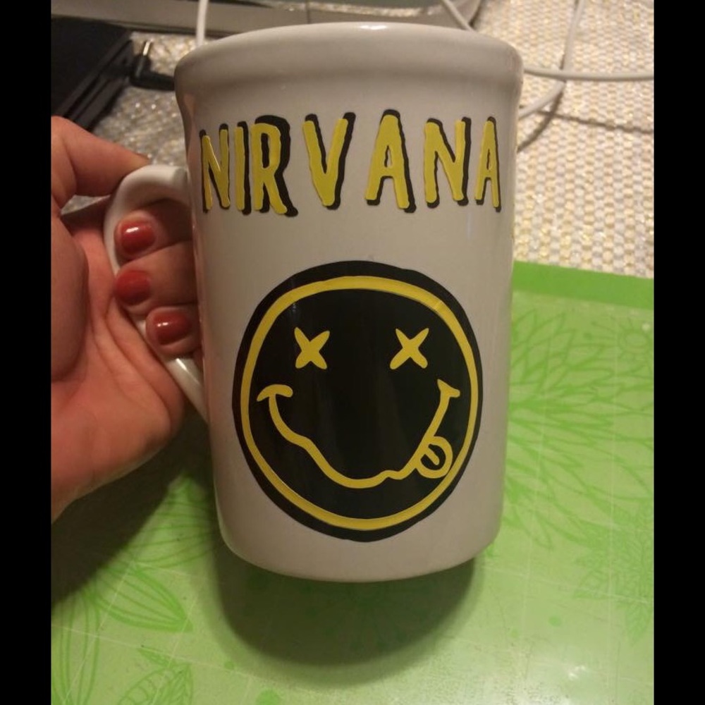 Large Nirvana coffee mug