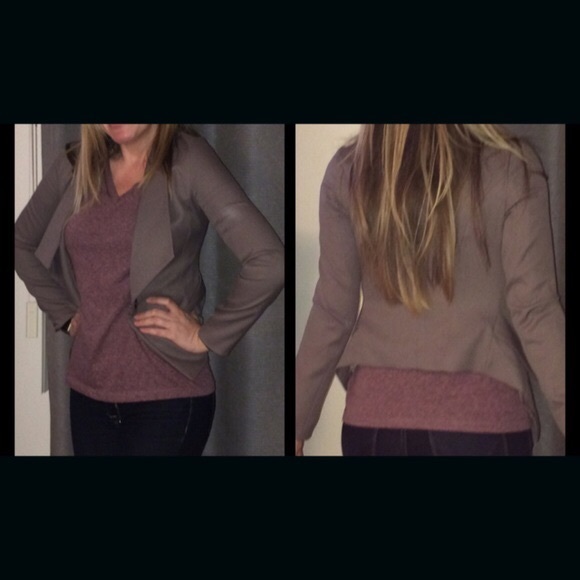 Gray Fitted Blazer - Picture 3 of 6