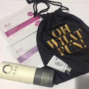 Skincare set with Sephora bag
