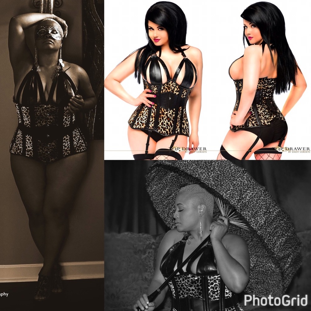 Animal Print Bustier