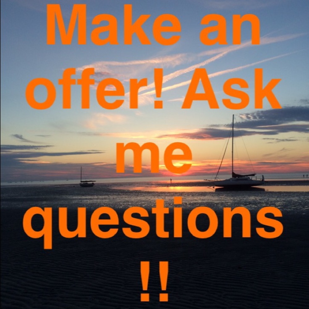 Make an offer! Ask me questions!