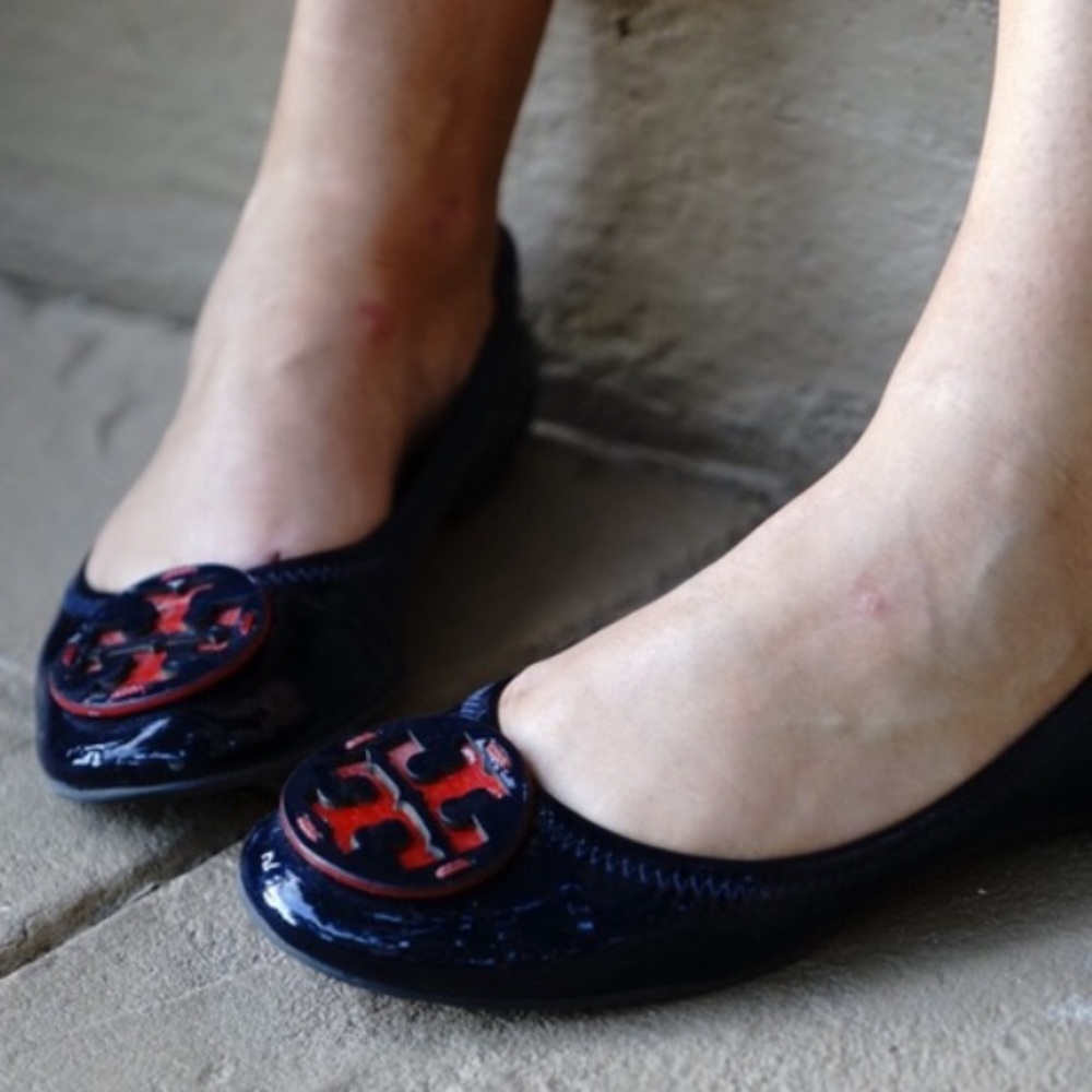 Tory Burch Navy Flats