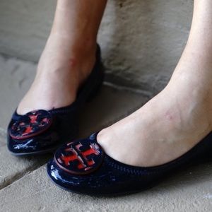Tory Burch Navy Flats