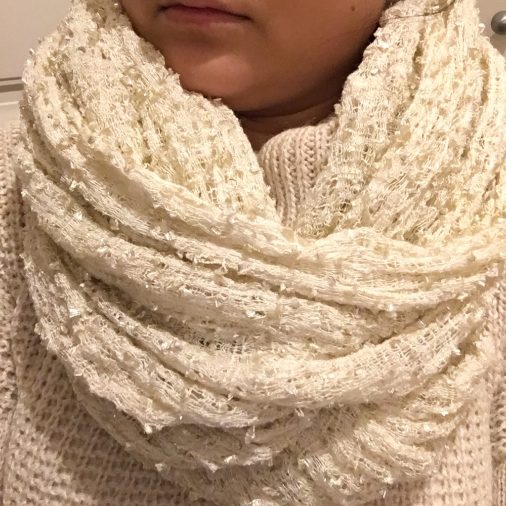 Sequin infinity scarf