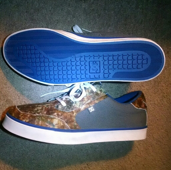 DC Shoes Dc Leather Camouflage Sneakers Tennis Shoes Poshmark