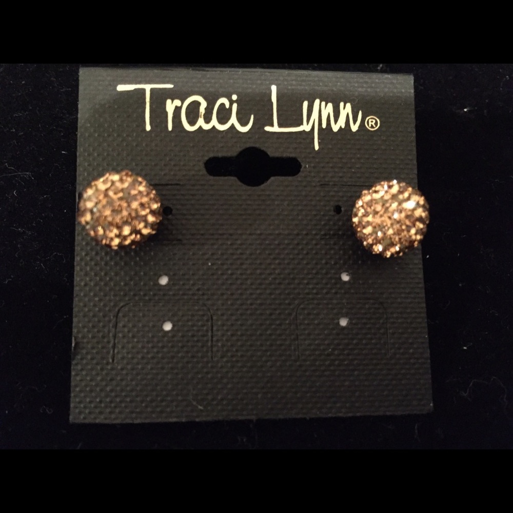 TLFJ Pebbles Rhinestone Earrings
