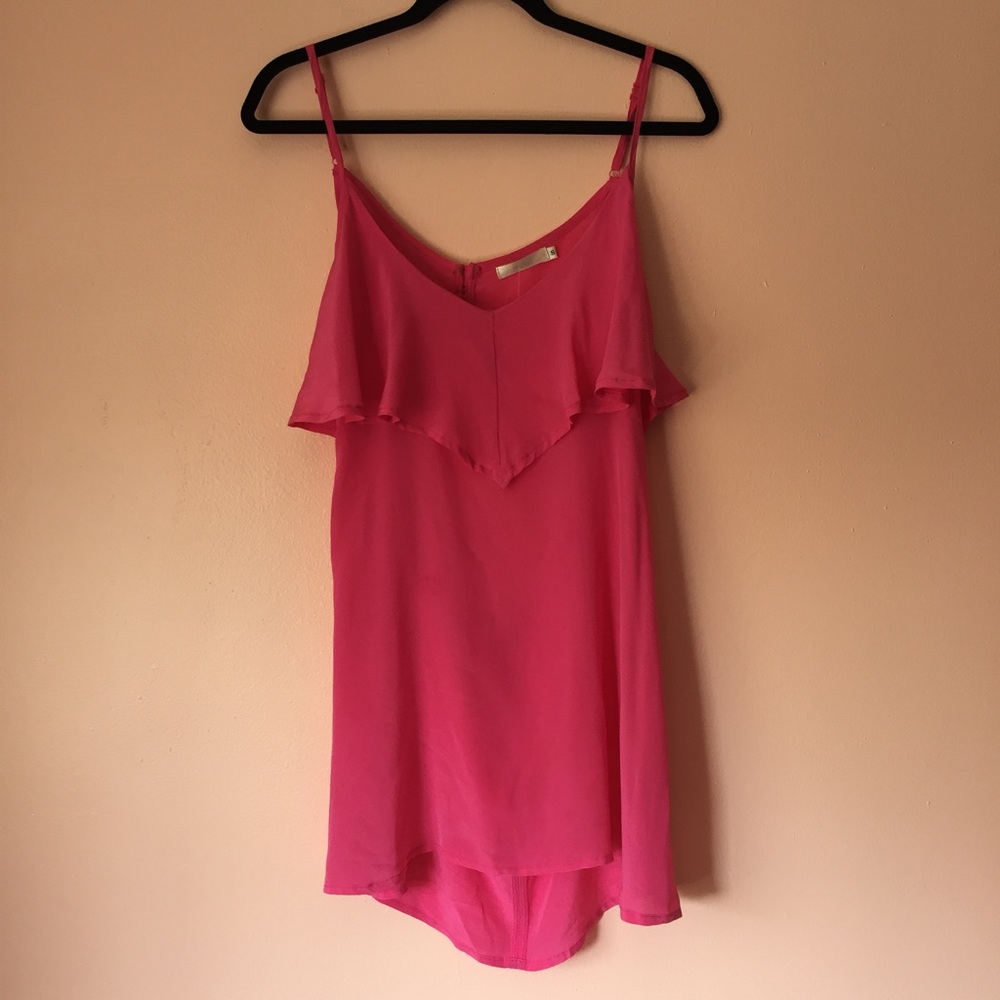 Millau Silk Layered Cutout Mini Dress - Picture 2 of 4