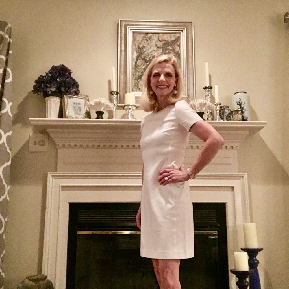 Great looking urban white mini dress