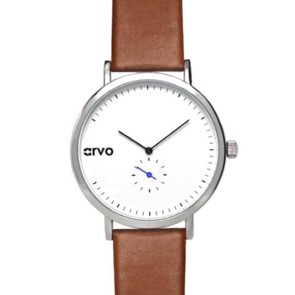 NWT Arvo Leather Band Watch "The Good Samaratime"