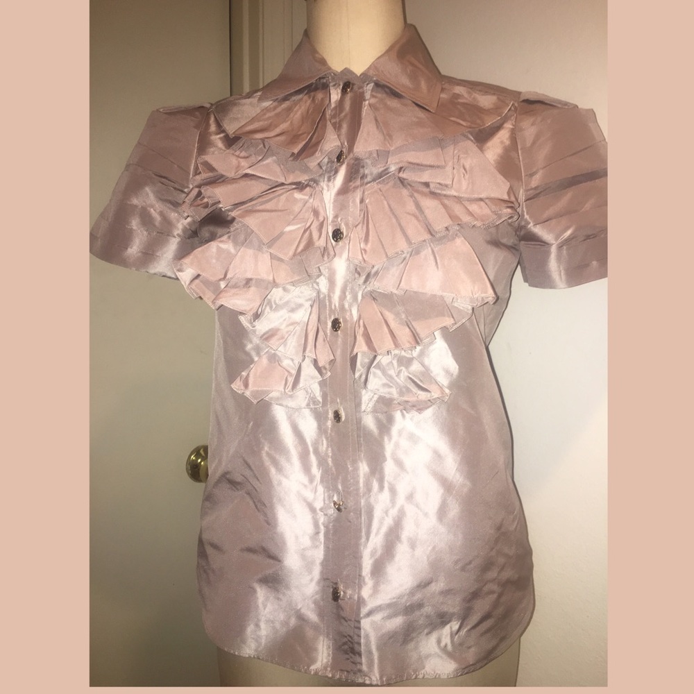 Oscar De La Renta Silk Blouse