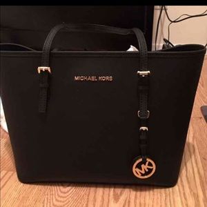 MK jet set travel tote